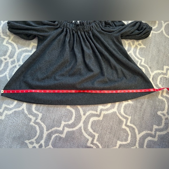 Greta Constantine Wool Oversized Short Sleeve Unlined Top Size 4-6 - Picture 9 of 10